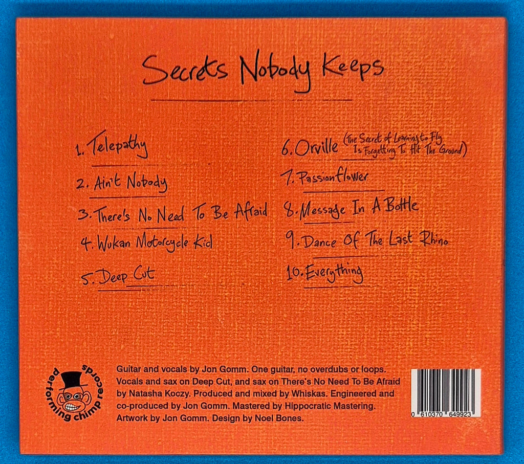 Jon Gomm – Secrets Nobody Keeps CD