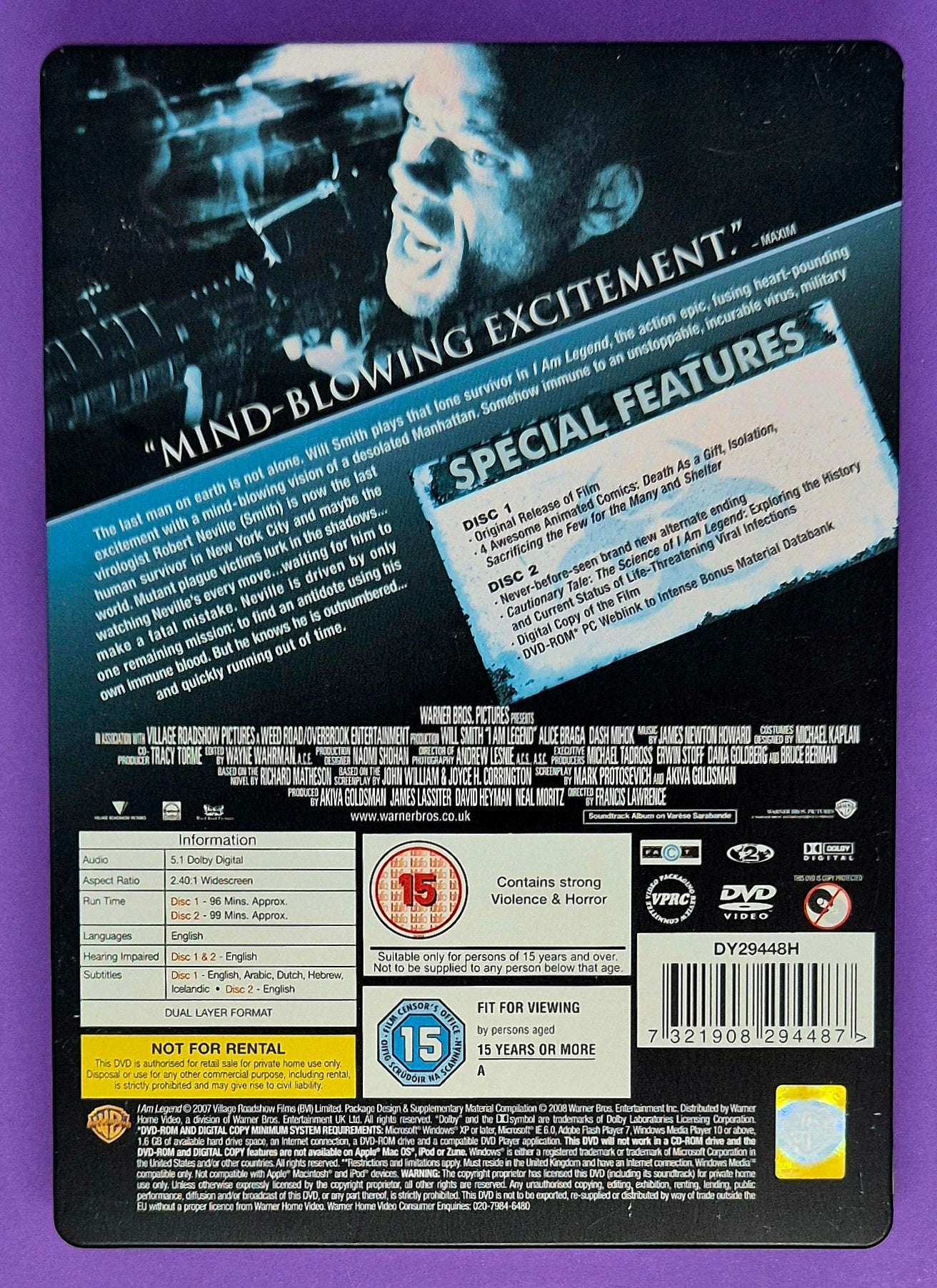 I Am Legend - 2-Disc Special Edition Steelcase DVD