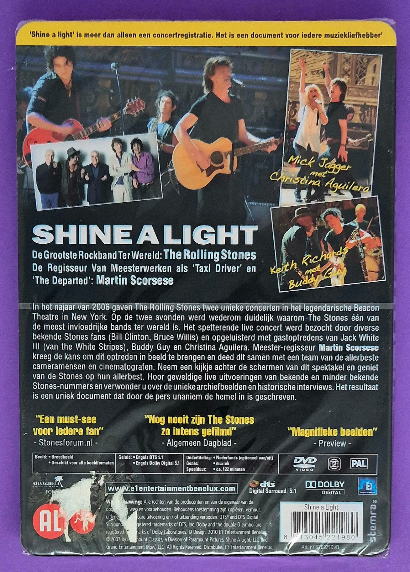 Stones Scorsese Shine A Light - Limited Edition DVD