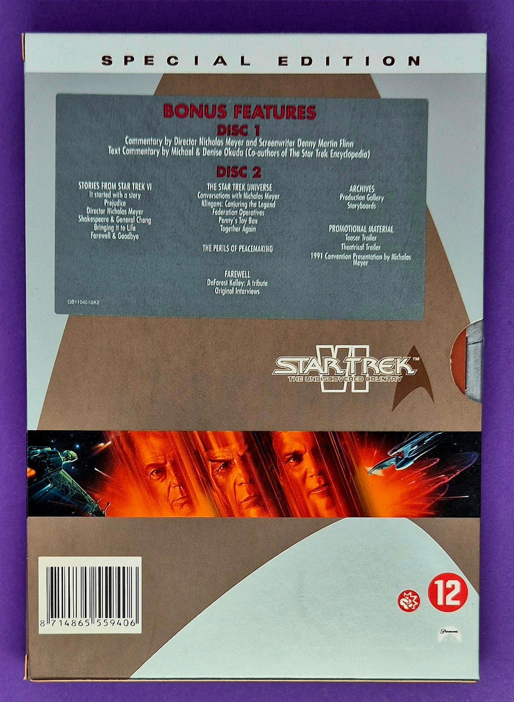 Star Trek VI: The Undiscovered Country - 2 Disc Special Edition  DVD