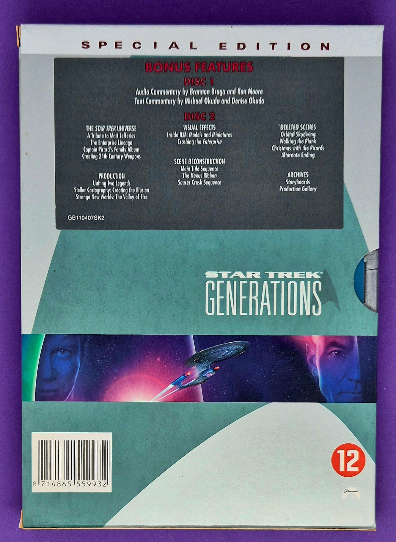 Star Trek: Generations - 2 Disc Special Edition DVD