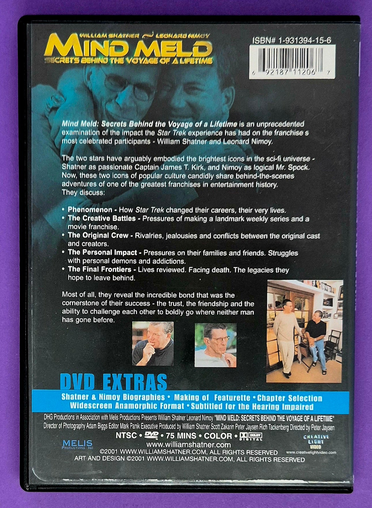 Mind Meld: Secrets Behind The Voyage Of A Lifetime  (Star Trek) DVD (Regio 1 NTSC)