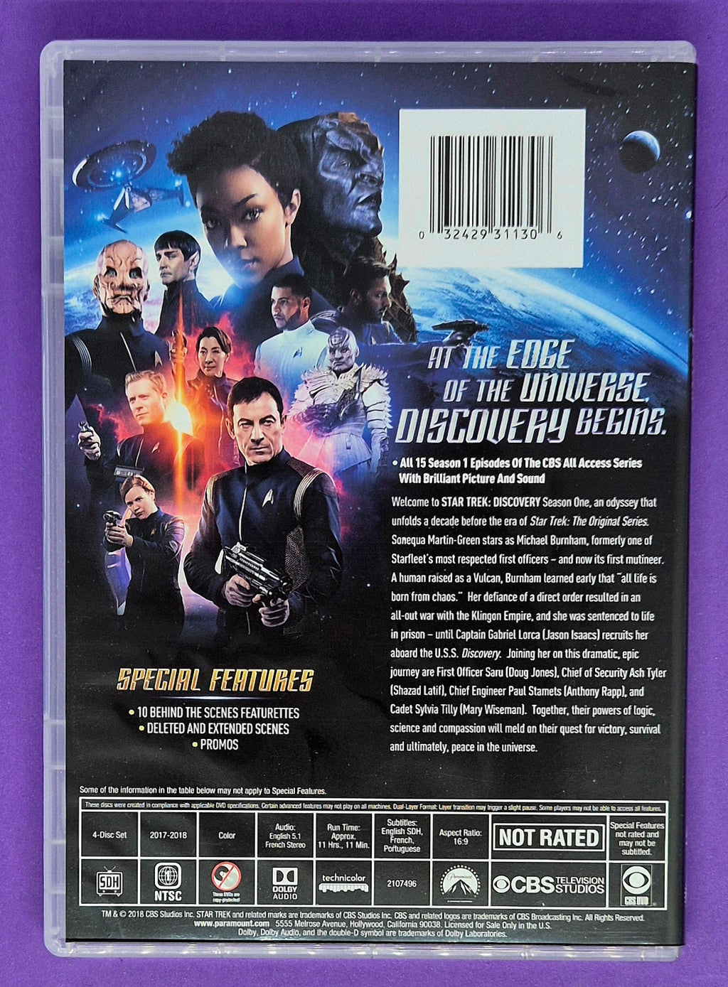 Star Trek: Discovery - Season One DVD (Regio 1)