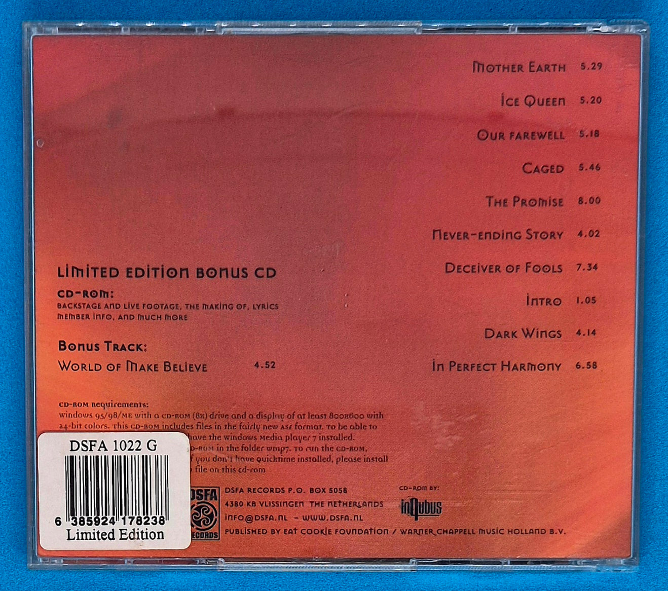 Within Temptation - Mother Earth  Limited Edition CD