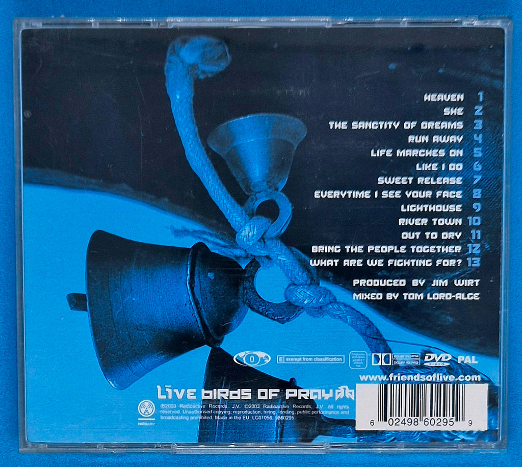 Live – Birds Of Pray - Limited Edition CD + DVD