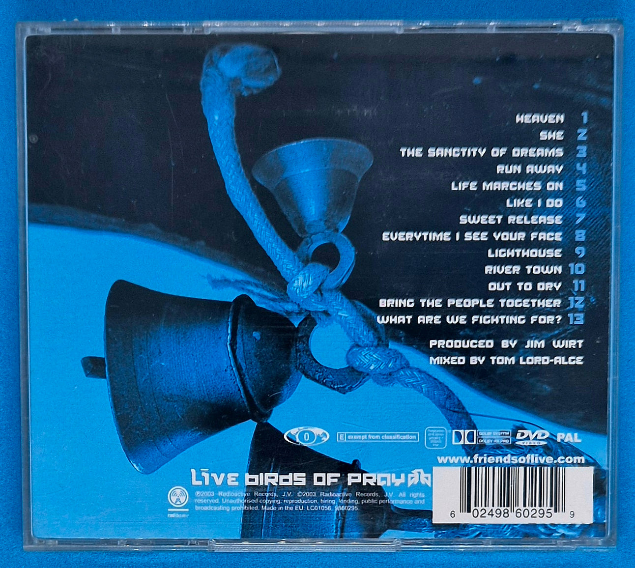Live – Birds Of Pray - Limited Edition CD + DVD