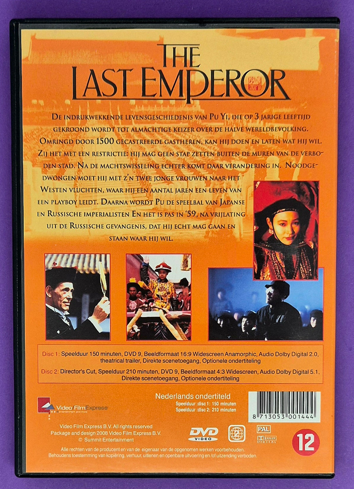 The Last Emperor - Director's Cut 2 Disc DVD