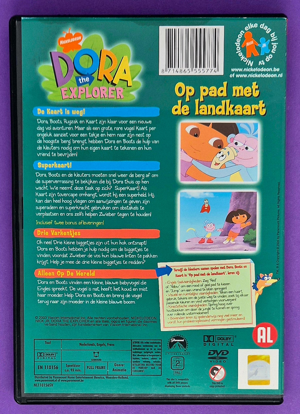 Dora The Explorer - Op Pad Met De Landkaart DVD