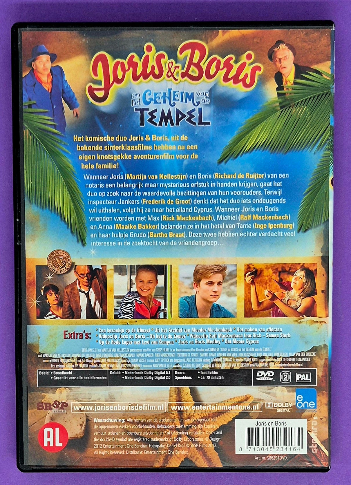 Joris & Boris En Het Geheim Van De Tempel DVD
