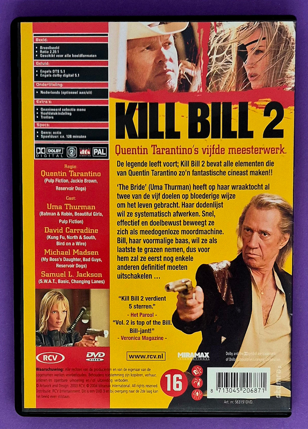 Kill Bill Vol. 2 DVD