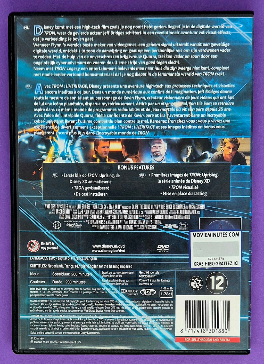 Tron: Legacy DVD