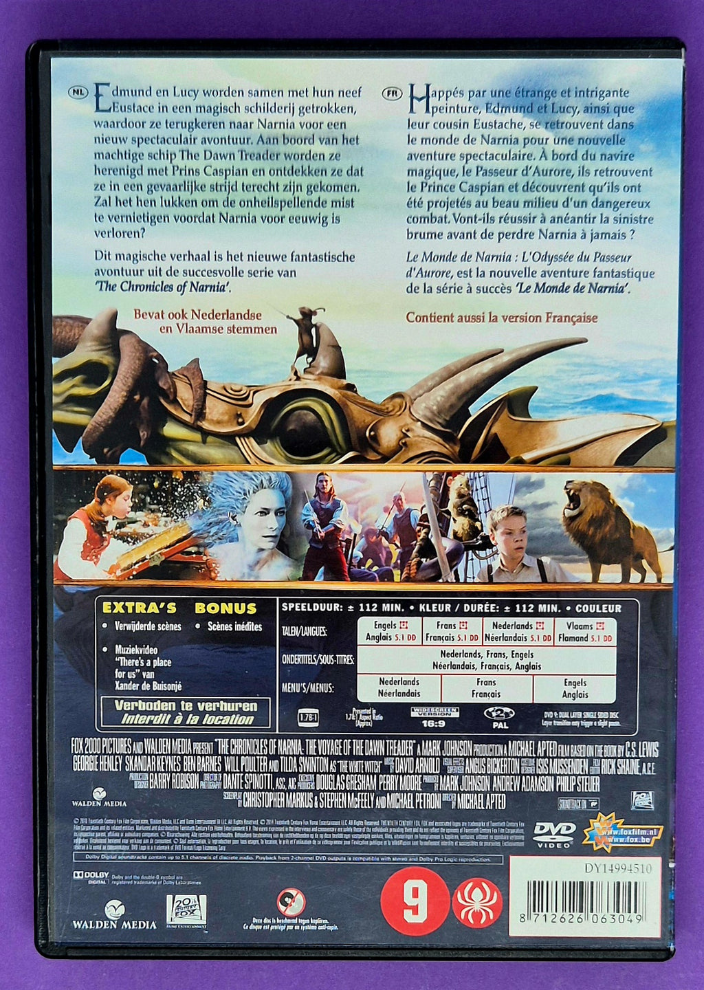 The Chronicles Of Narnia - The Voyage Of The Dawn Treader DVD