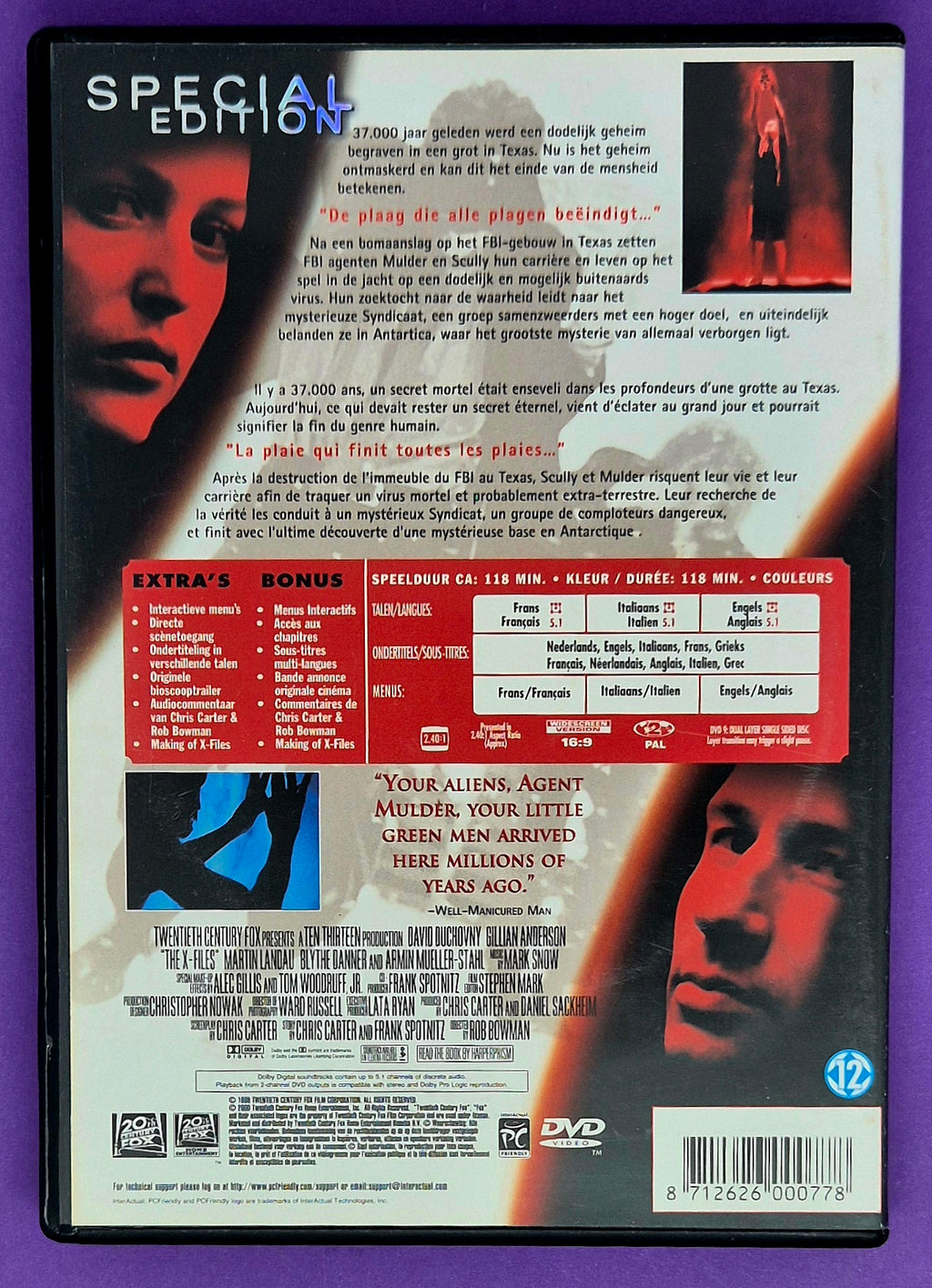 The X-Files Movie - Special Edition DVD