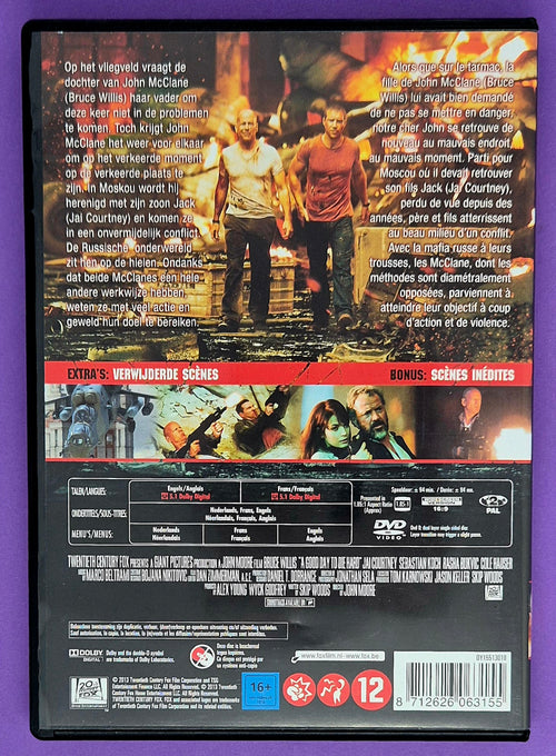 A Good Day To Die Hard DVD