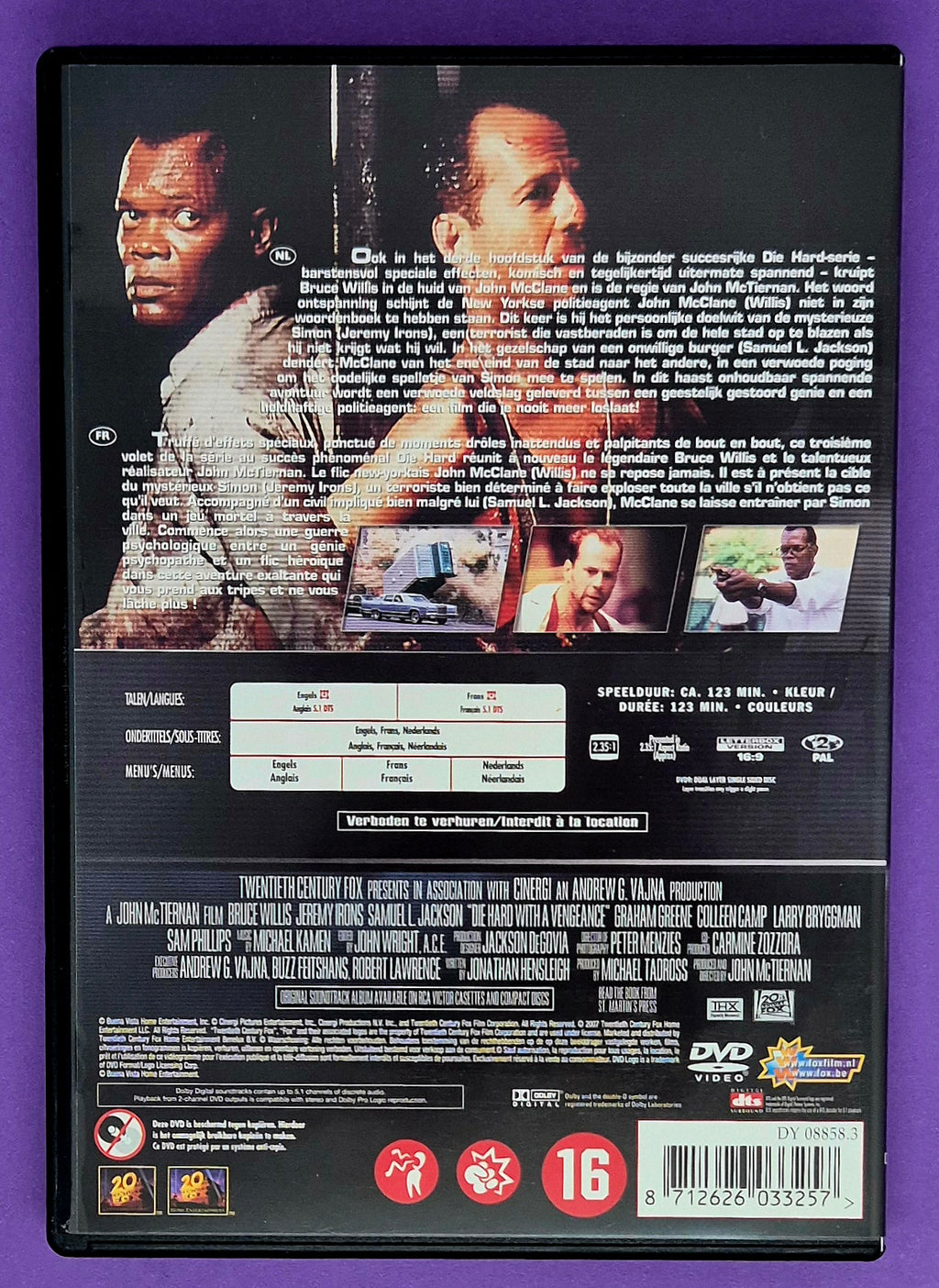 Die Hard With A Vengeance DVD