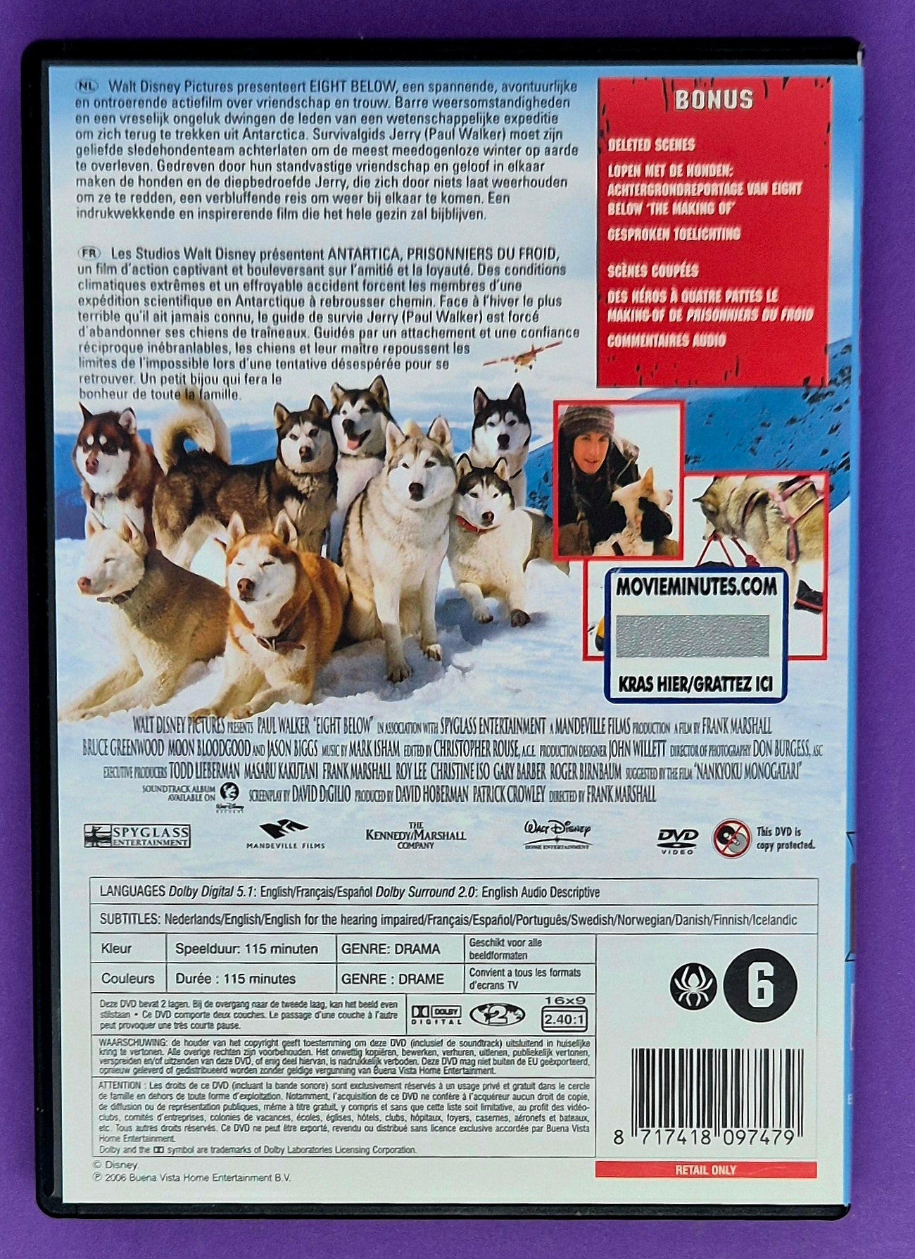 Eight Below DVD