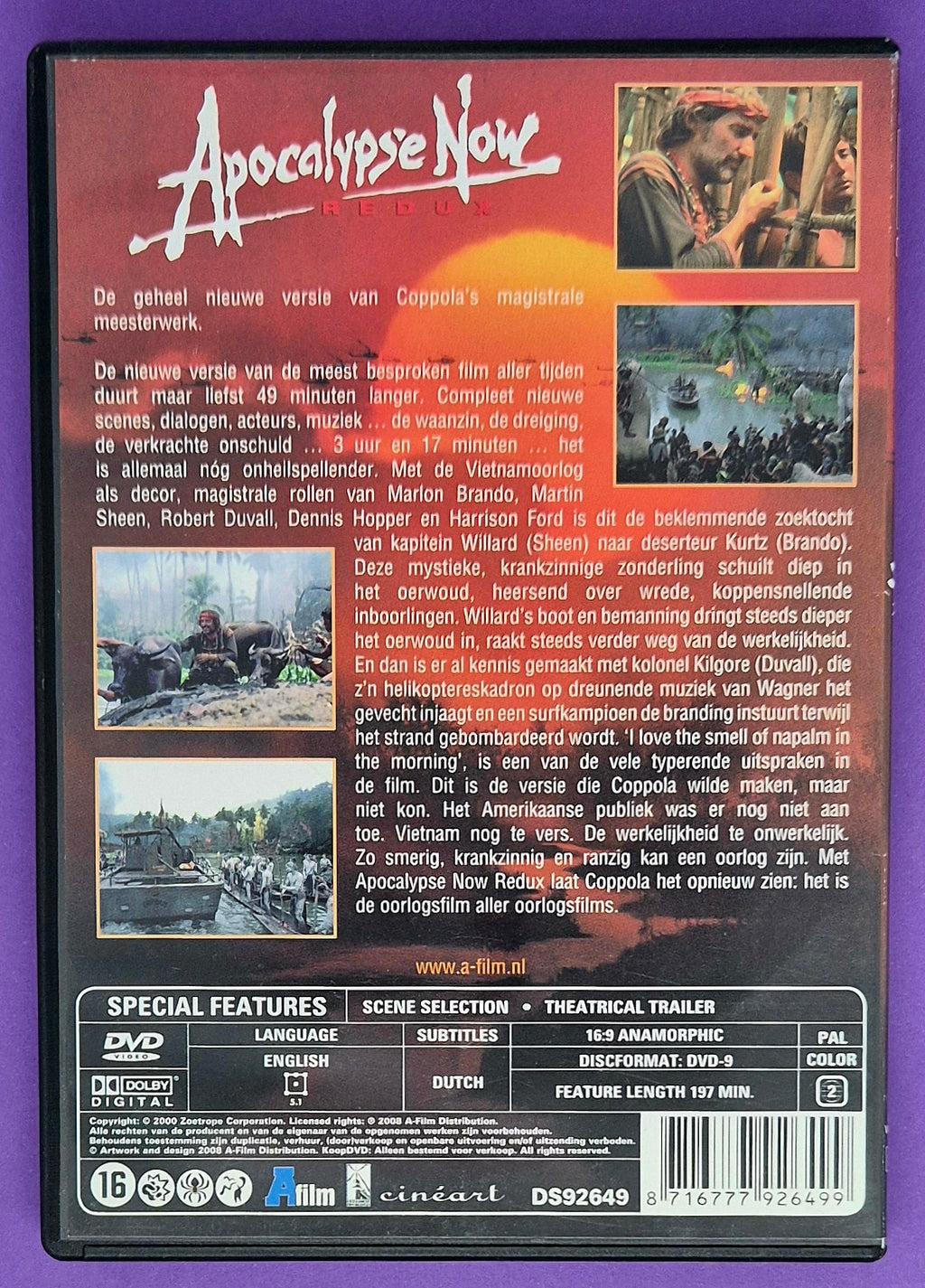Apocalypse Now Redux DVD
