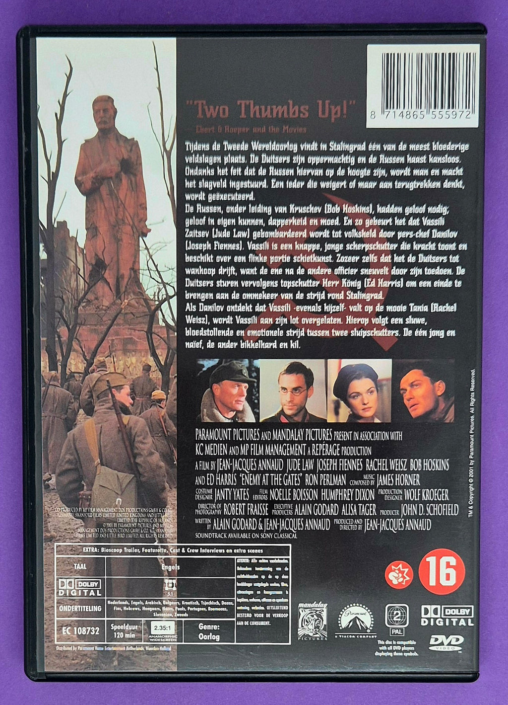 Enemy At The Gates DVD