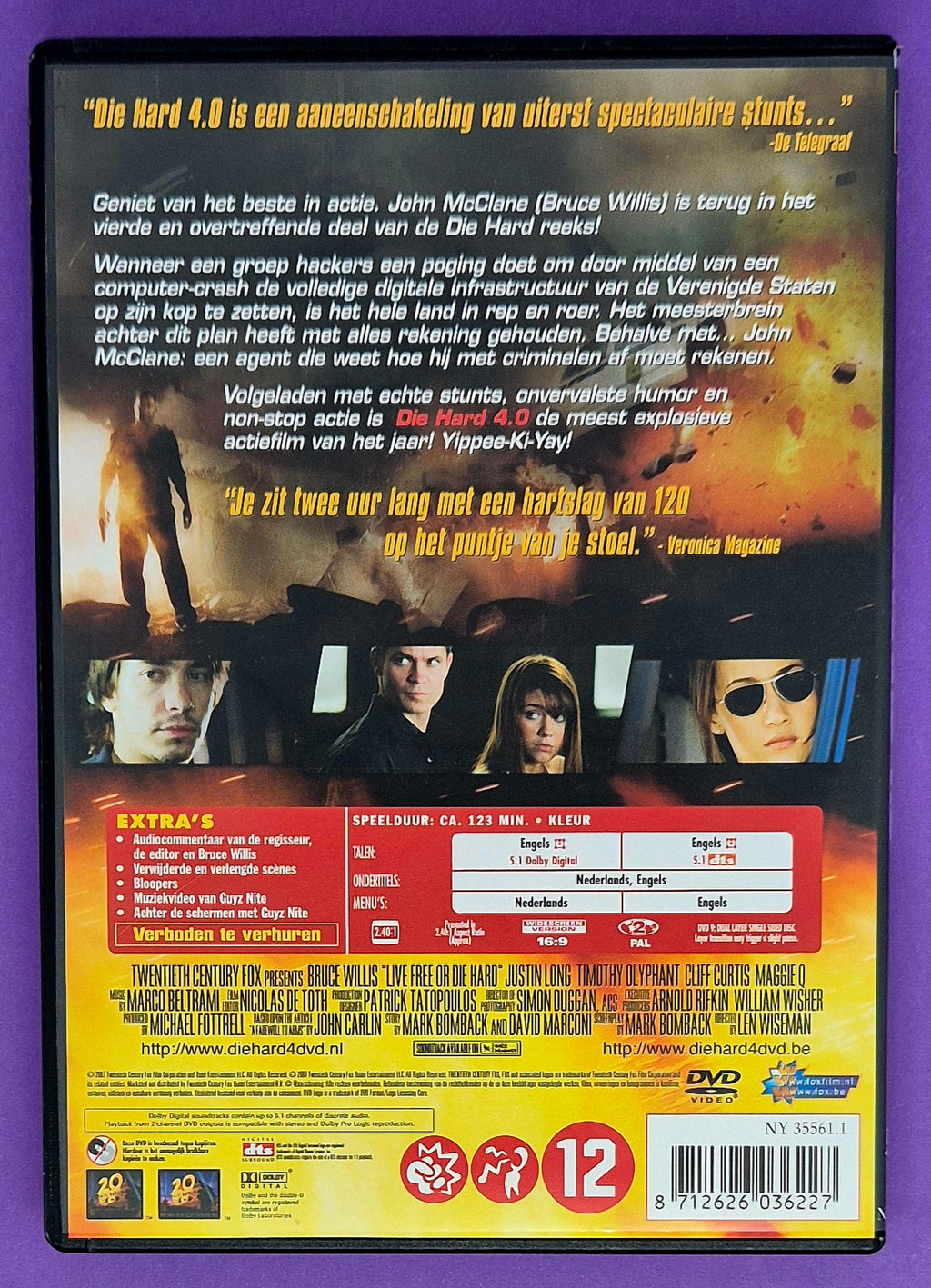 Die Hard 4.0 DVD