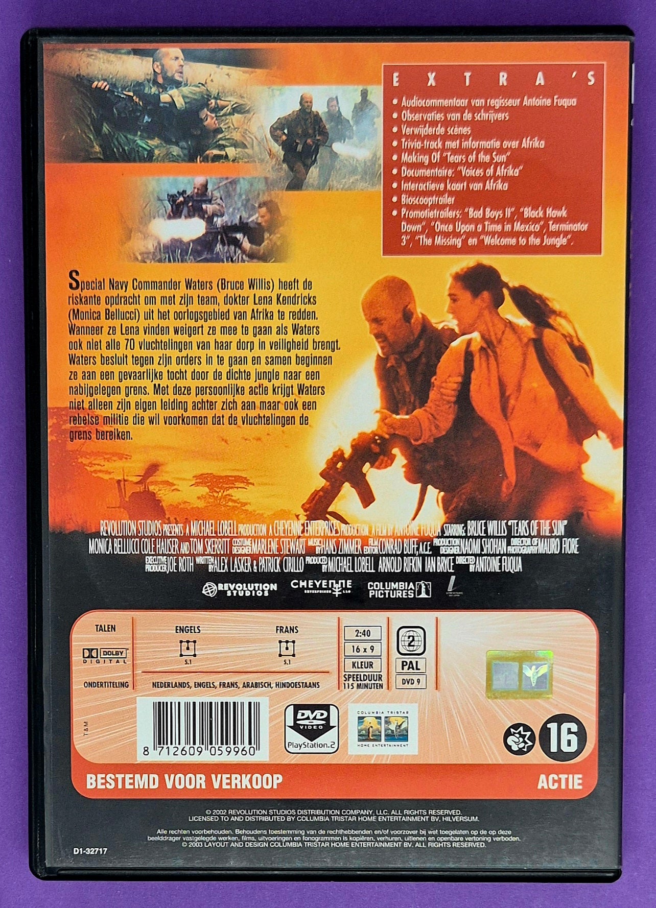 Tears Of The Sun DVD