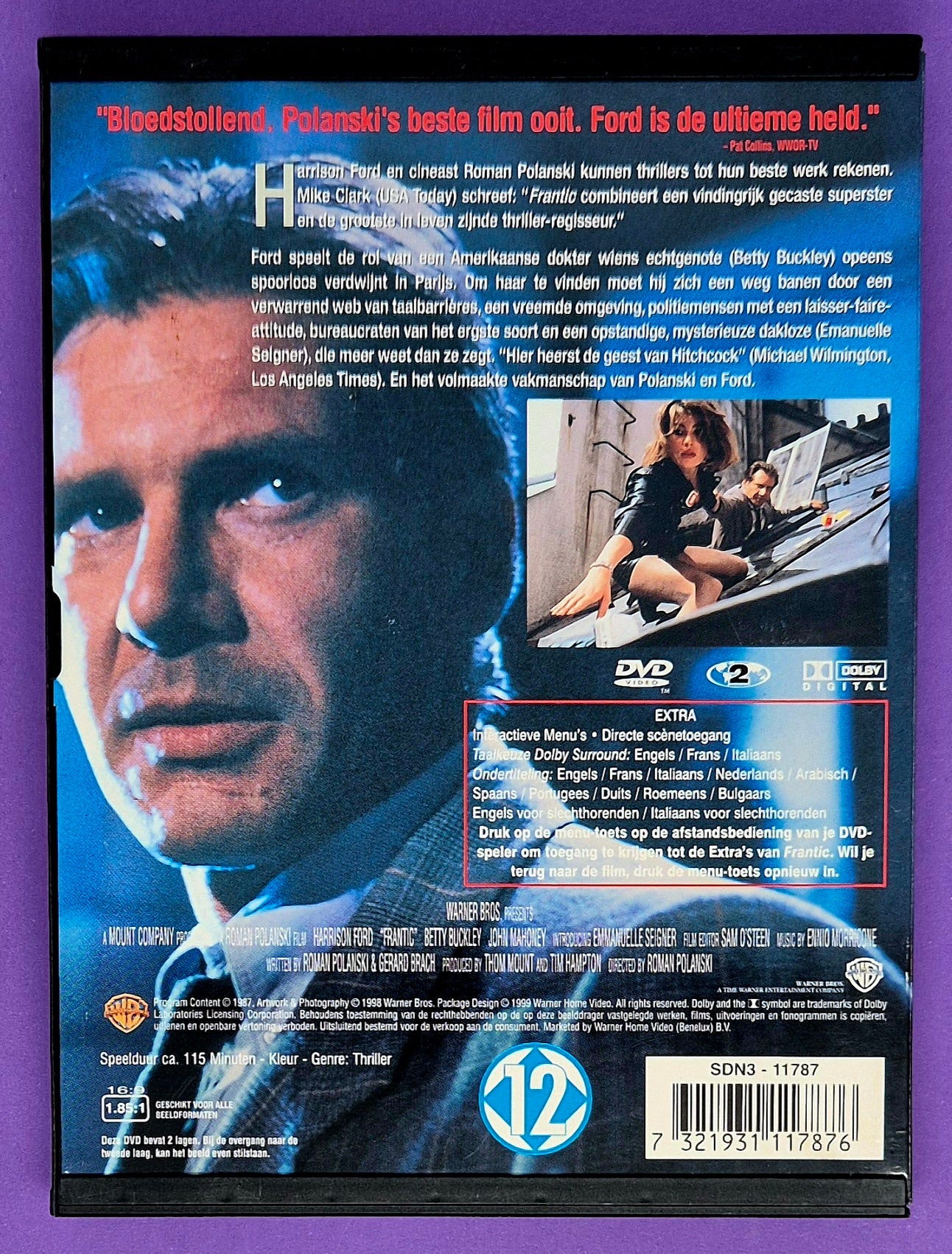 Frantic DVD