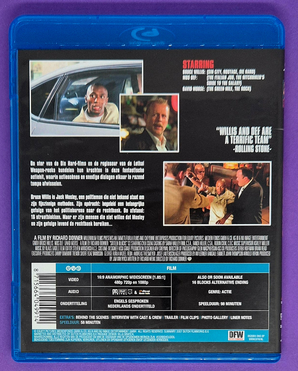 16 Blocks Blu-ray