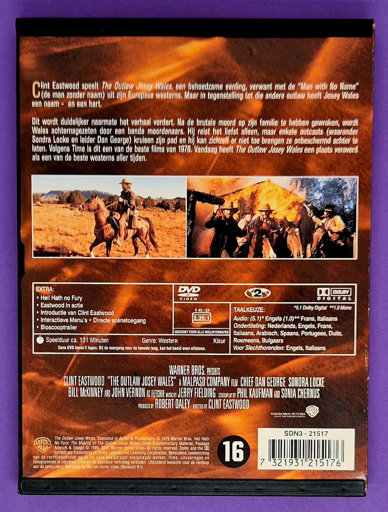 The Outlaw Josey Wales DVD