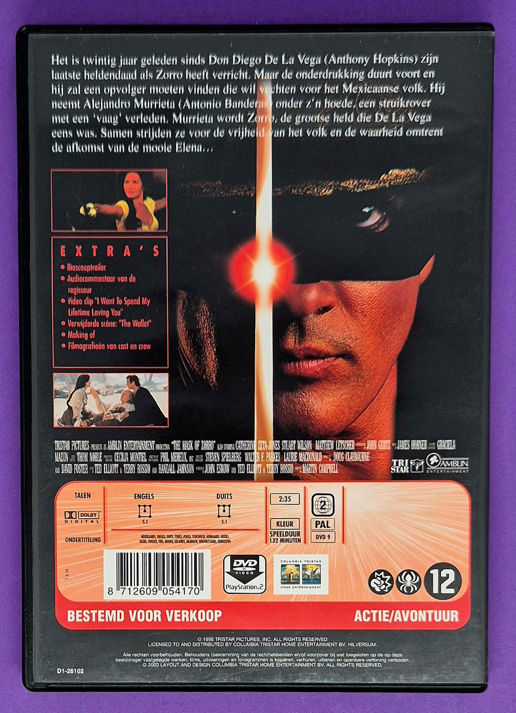 The Mask Of Zorro DVD
