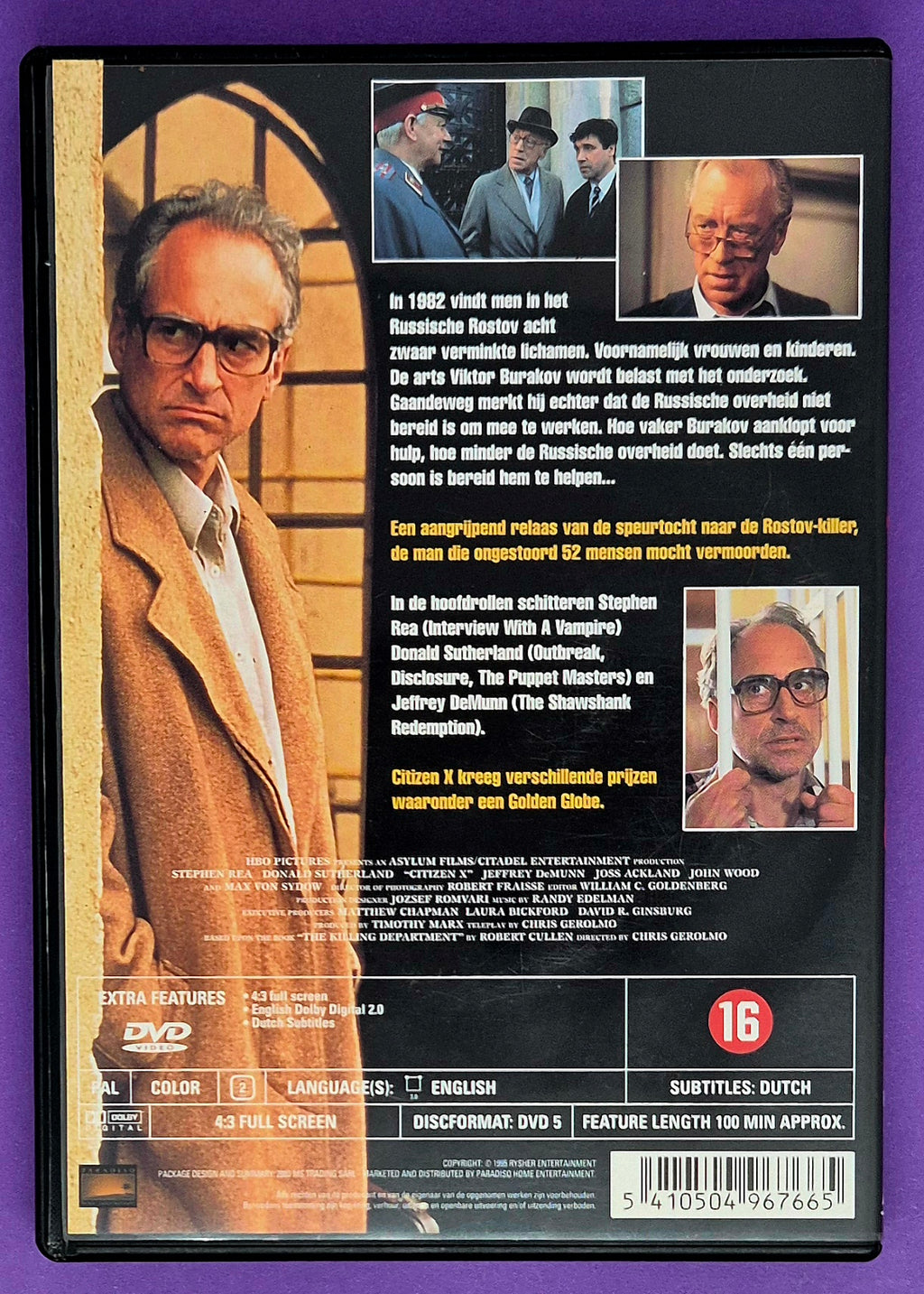 Citizen X DVD