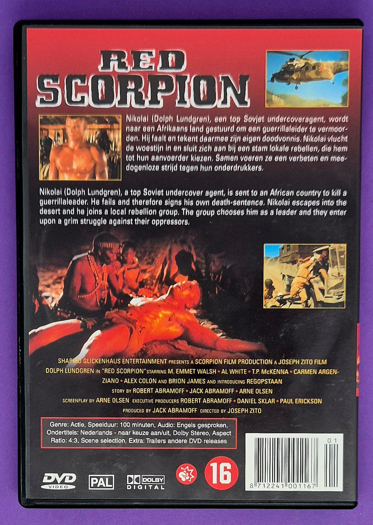 Red Scorpion DVD