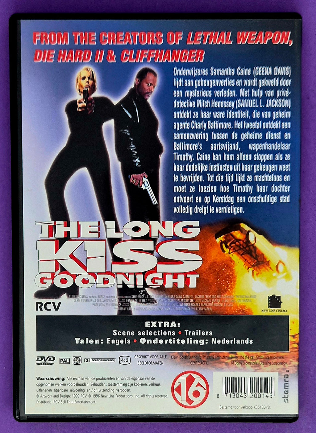 The Long Kiss Goodnight DVD