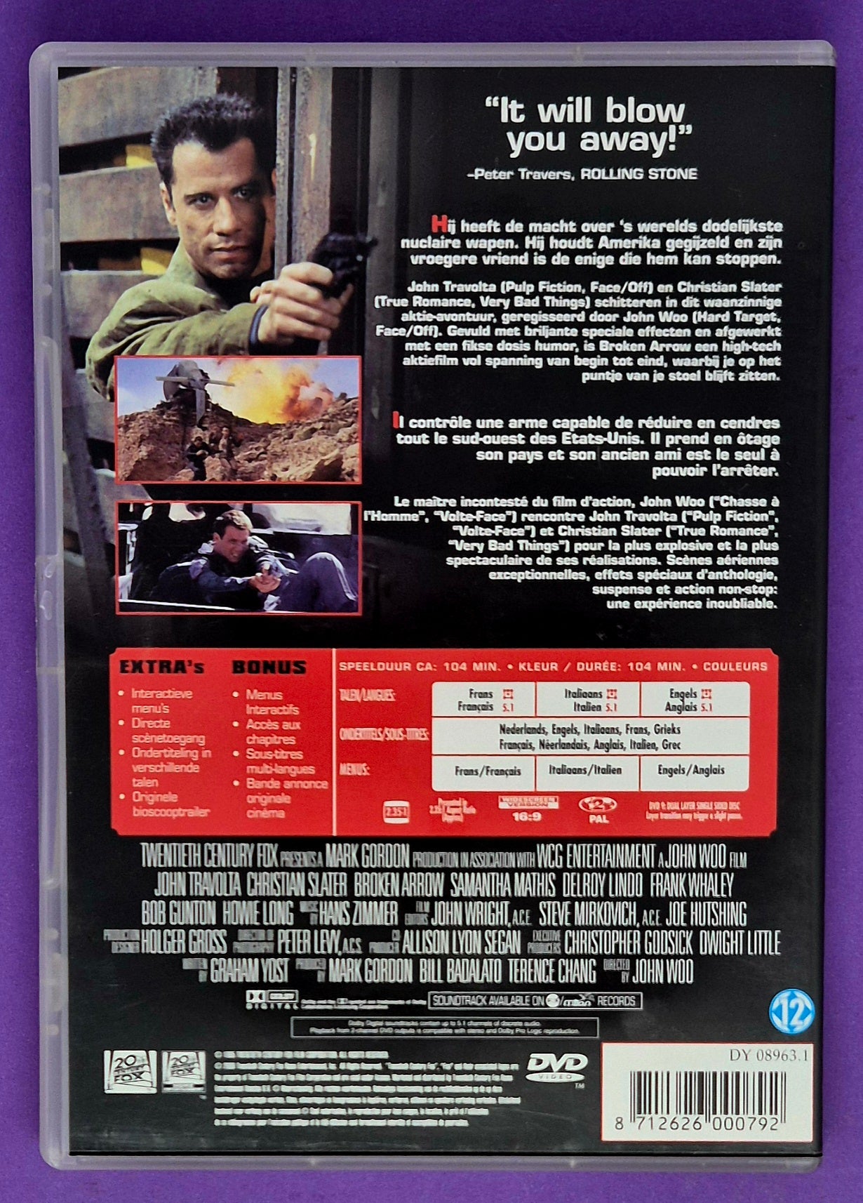 Broken Arrow DVD