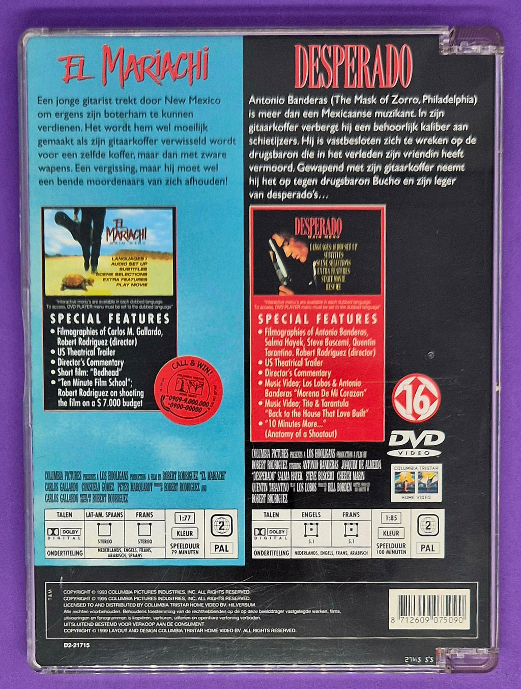 El Mariachi / Desperado 2 DVD Set