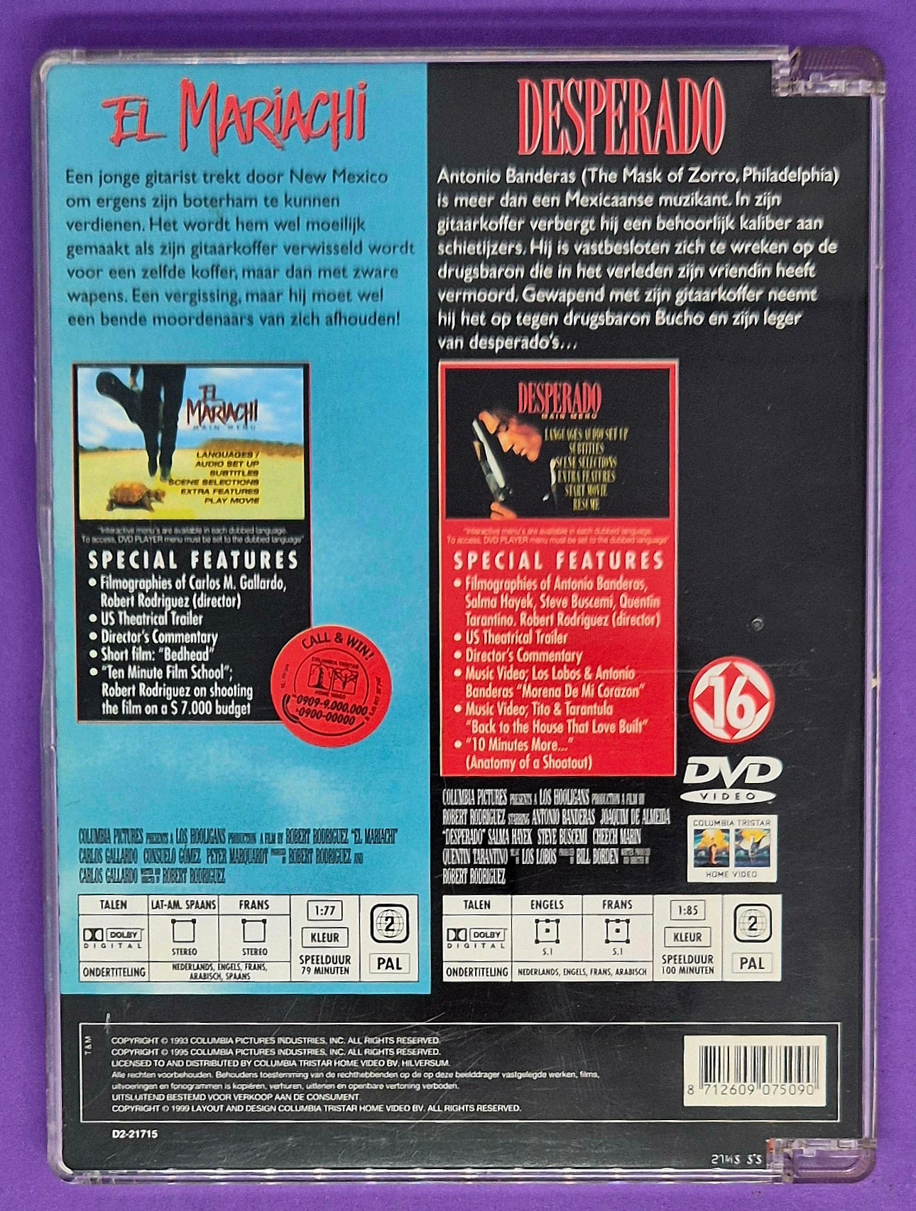 El Mariachi / Desperado 2 DVD Set