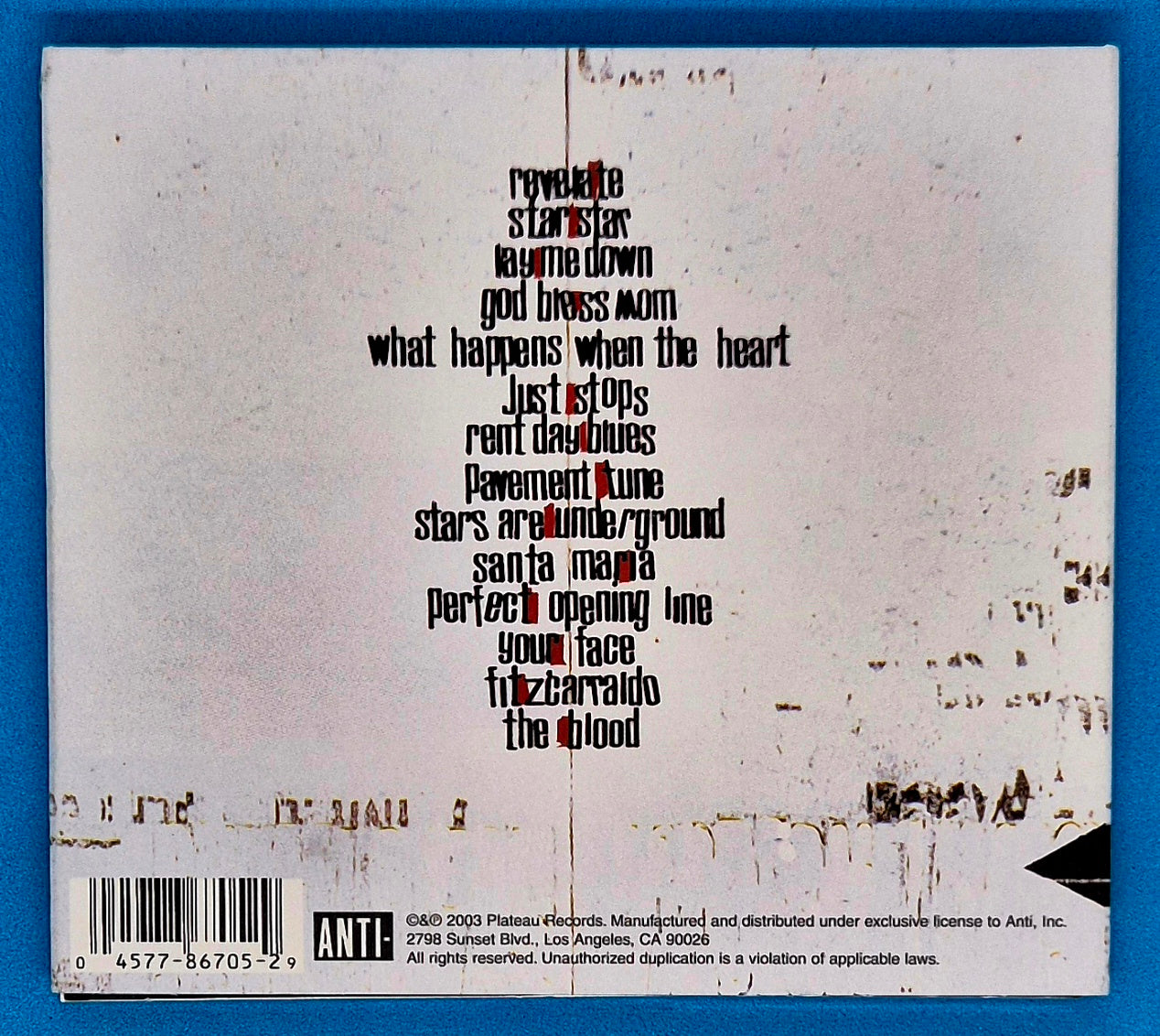 The Frames - Setlist CD