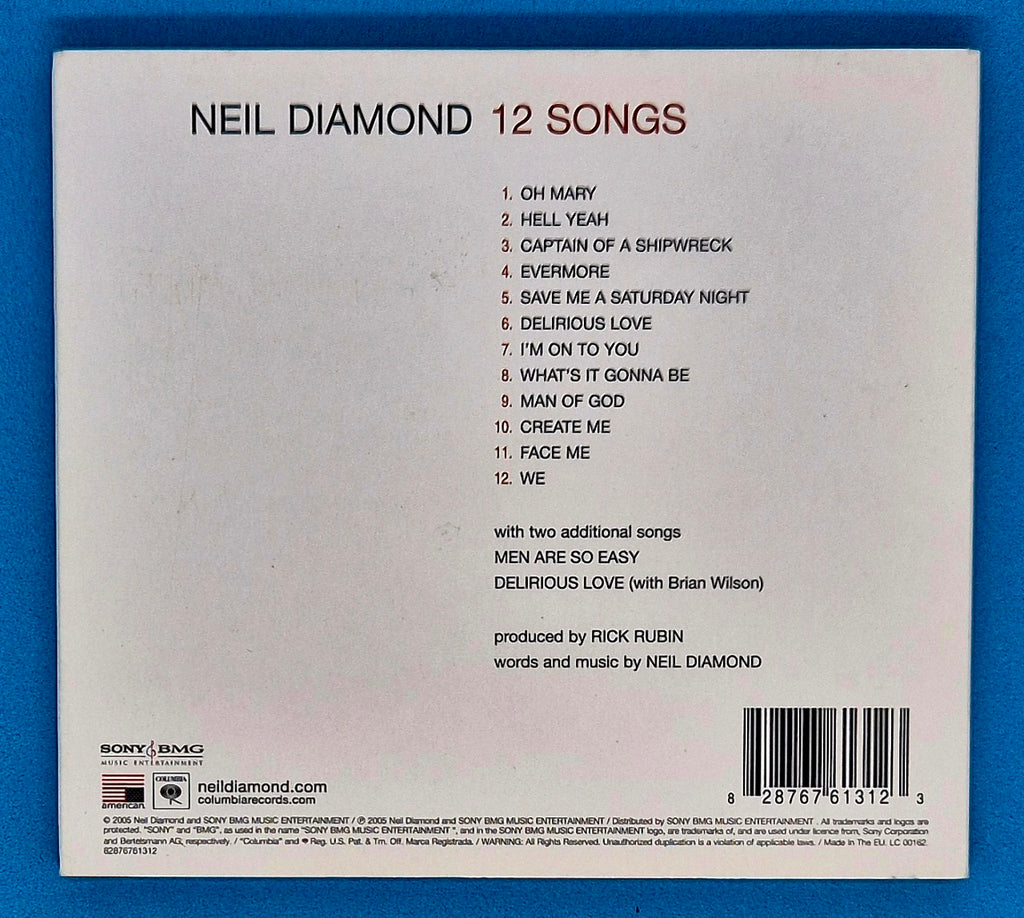 Neil Diamond - 12 Songs CD