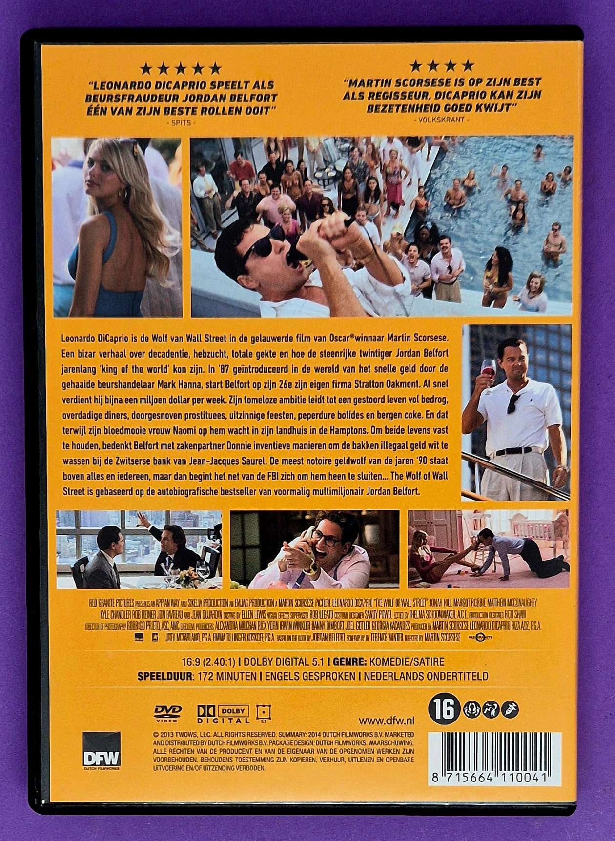 The Wolf Of Wall Street DVD