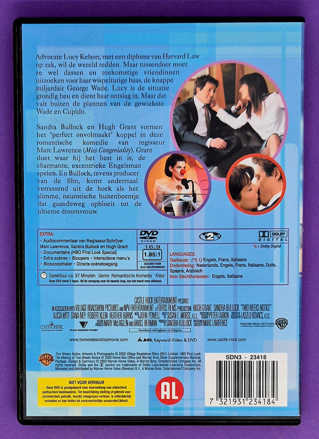 Two Weeks Notice DVD