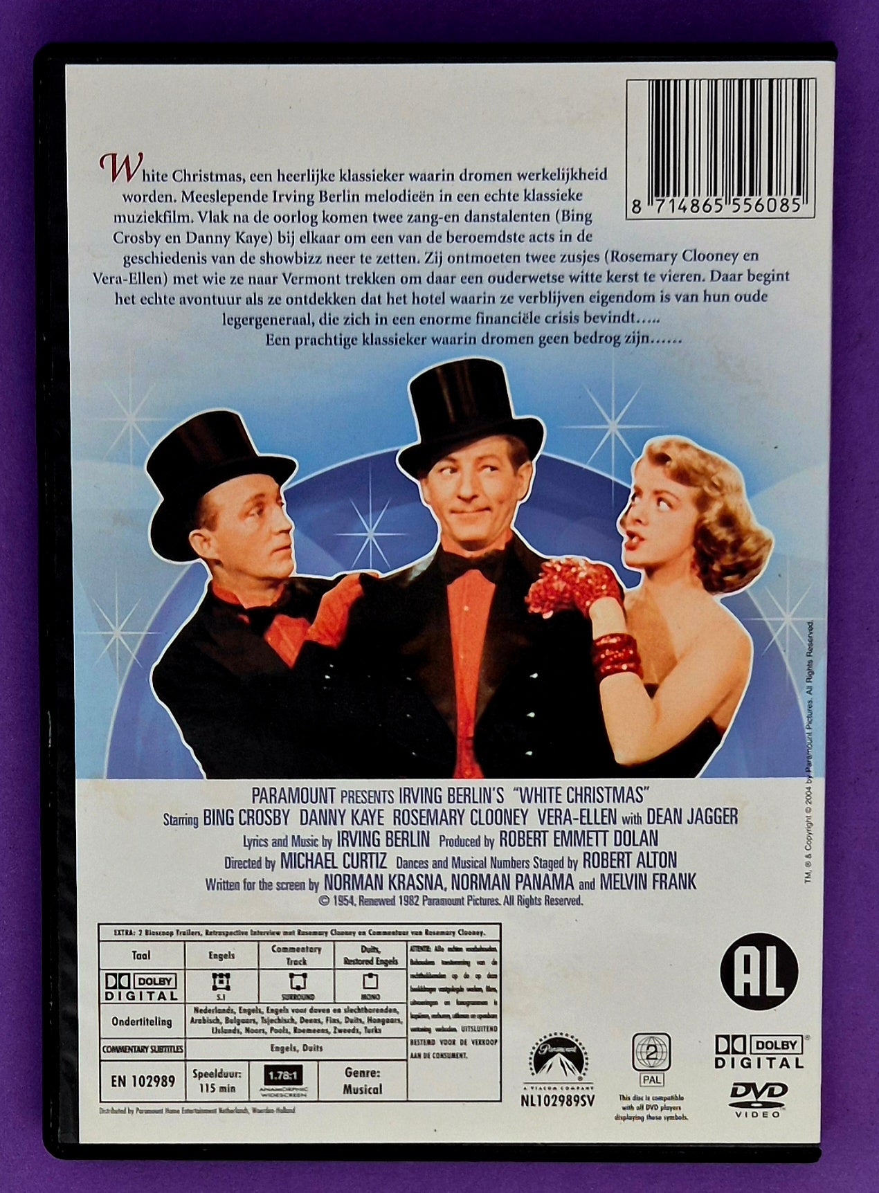 White Christmas DVD