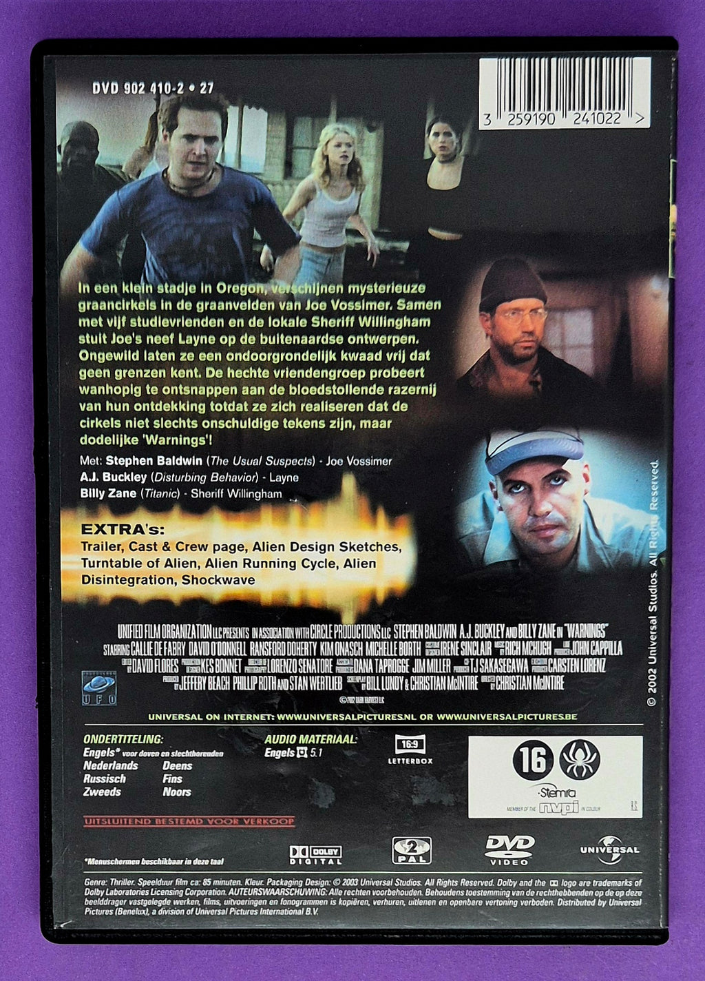 Warnings DVD