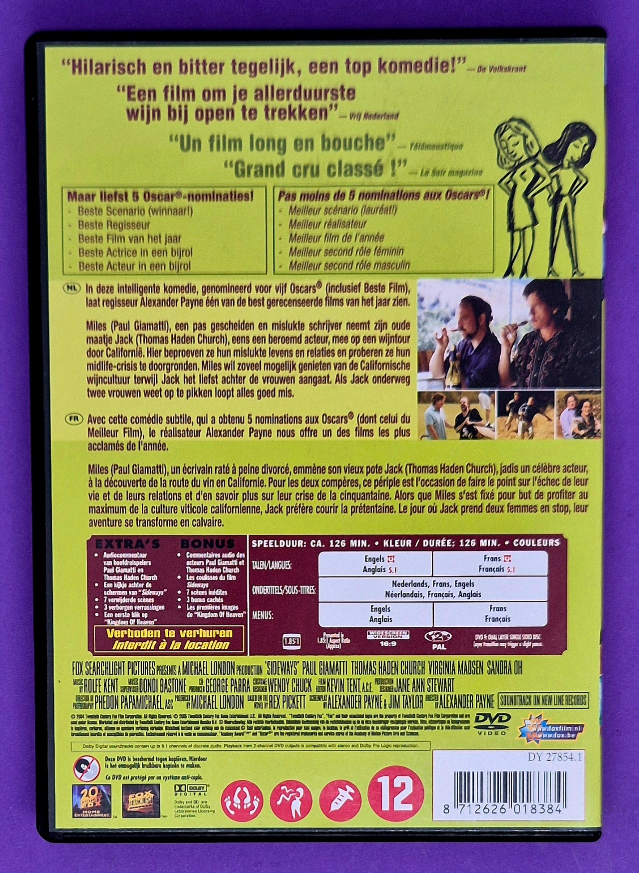 Sideways DVD