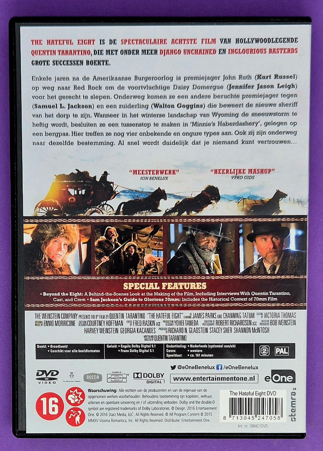 The Hateful Eight DVD