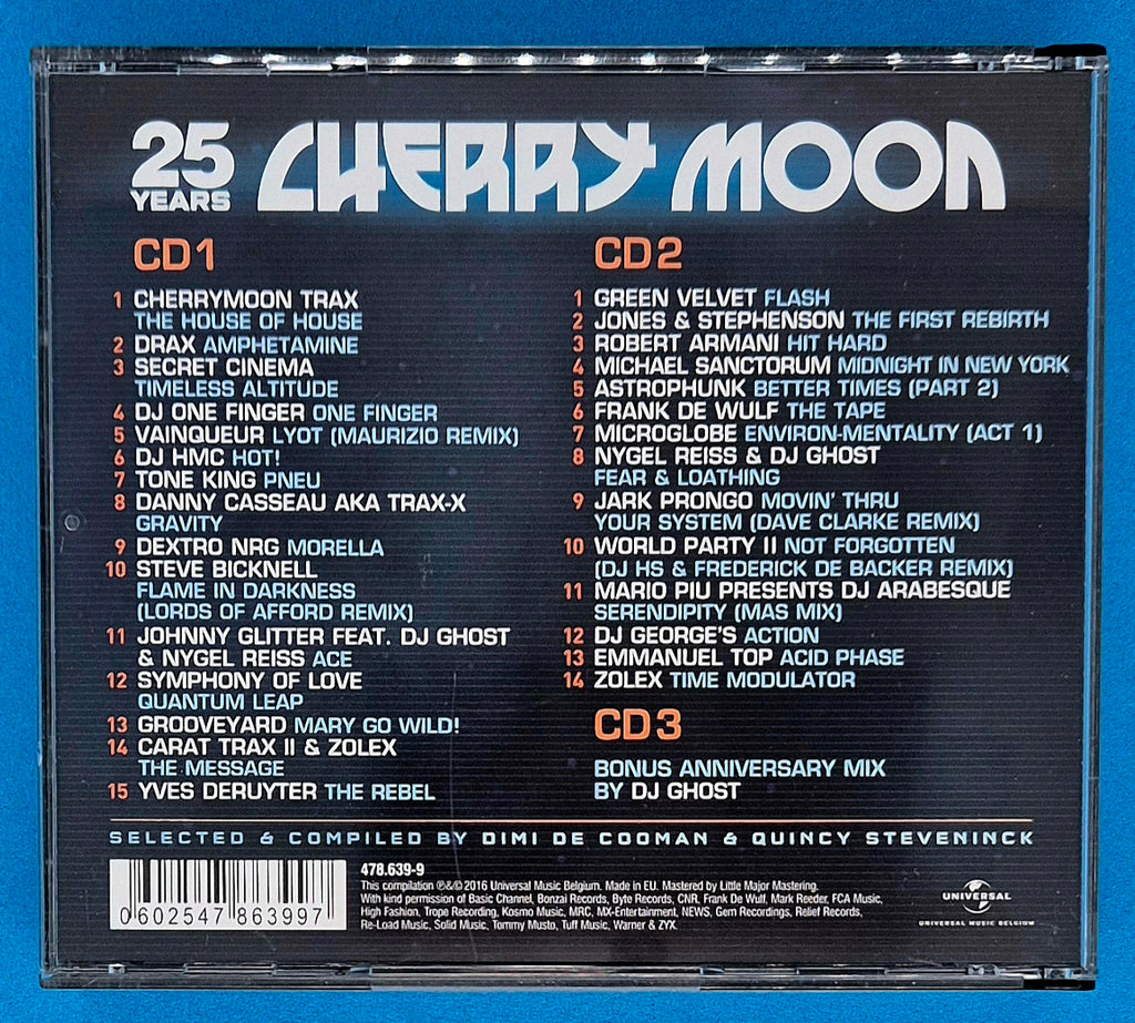 Various - 25 Years Cherry Moon (3CD Retro Anniversary Collection) CD