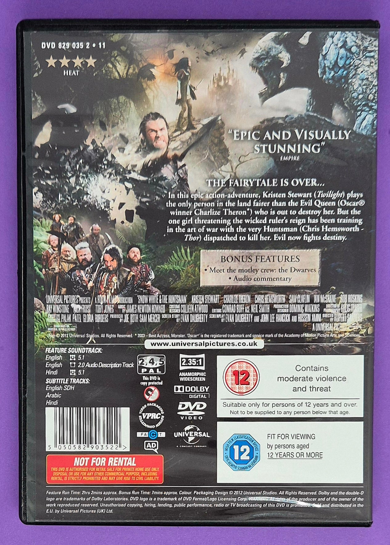 Snow White And The Huntsman DVD
