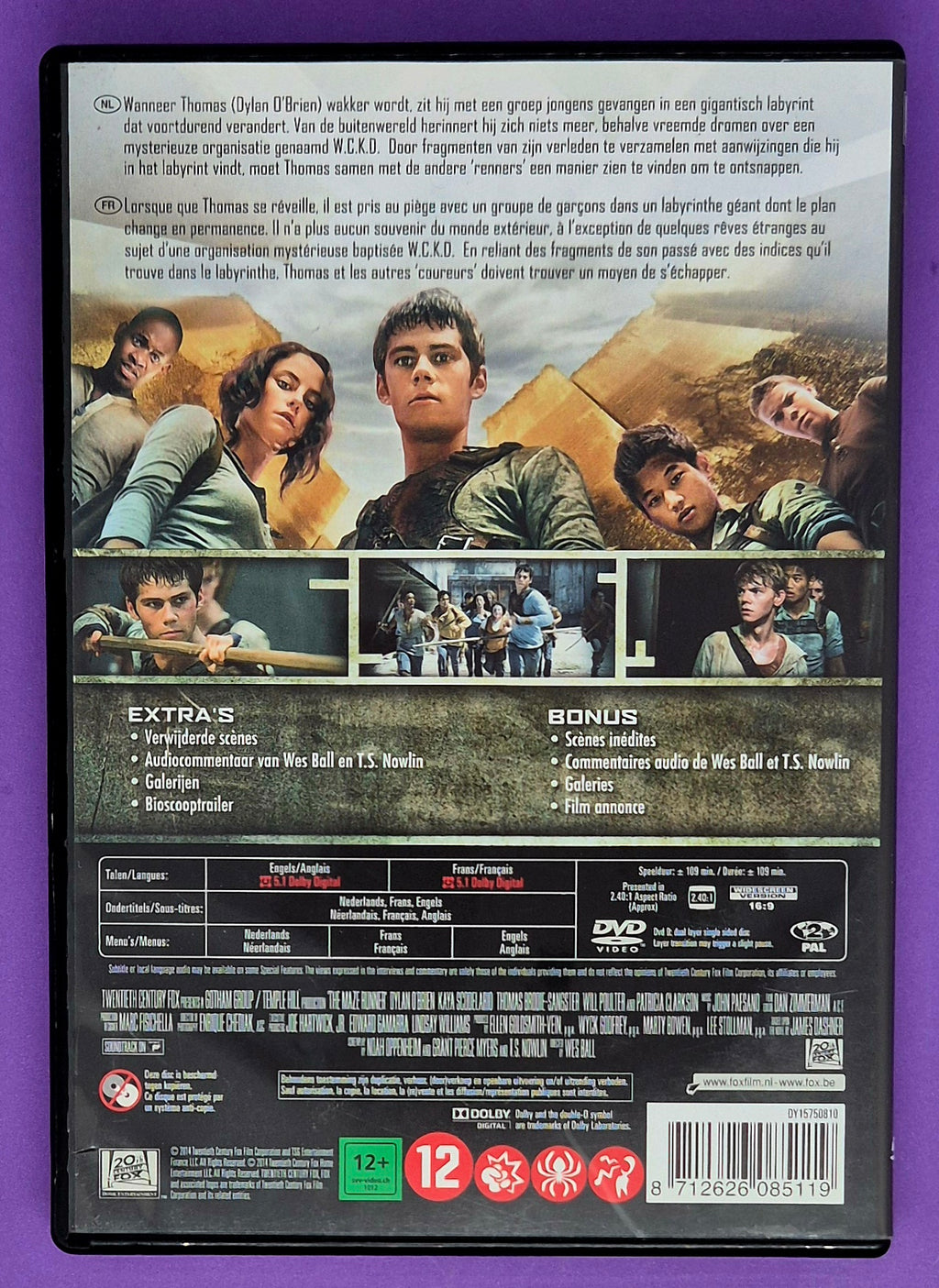 The Maze Runner DVD