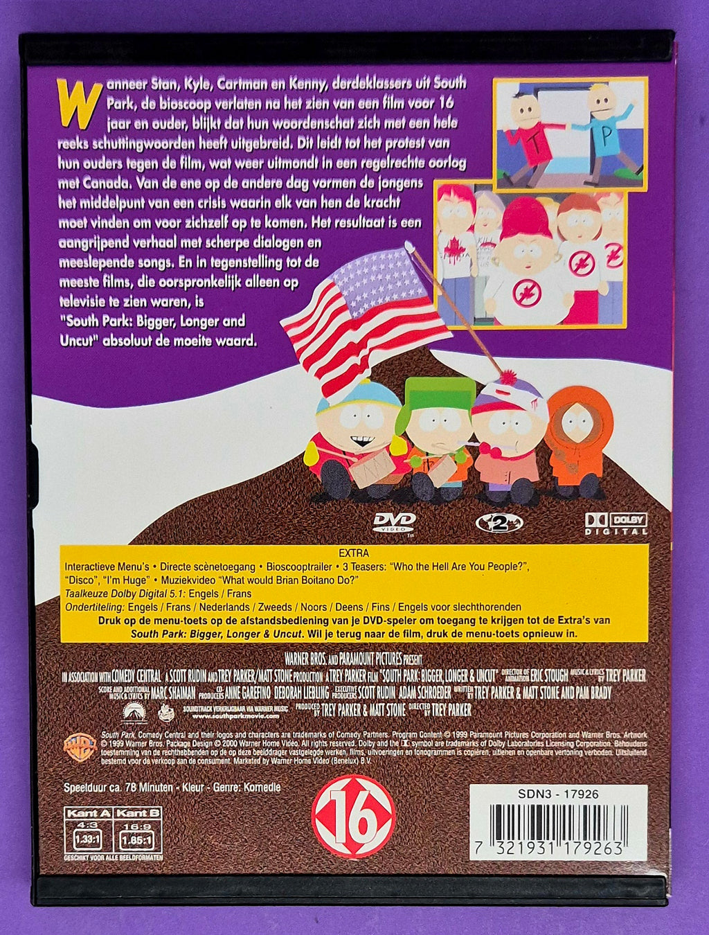 South Park: Bigger, Longer & Uncut DVD