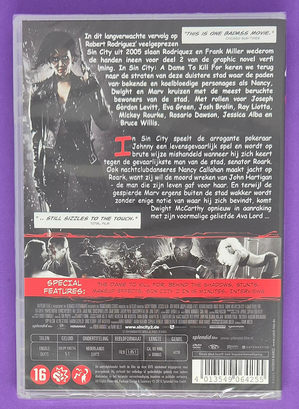 Sin City: A Dame To Kill For DVD