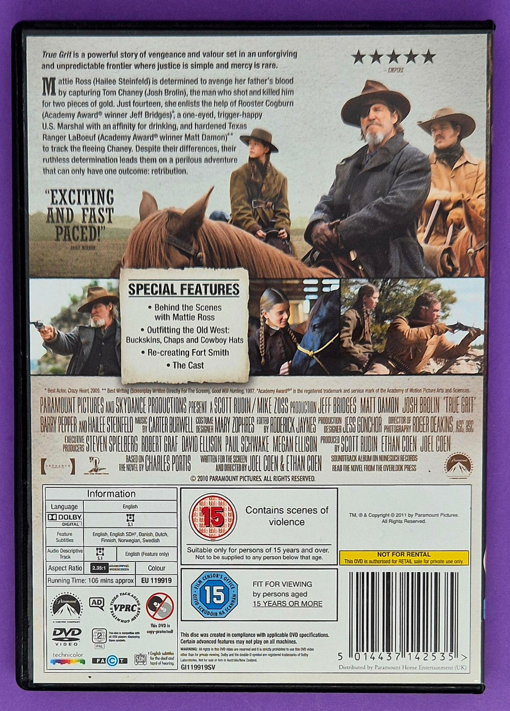 True Grit DVD
