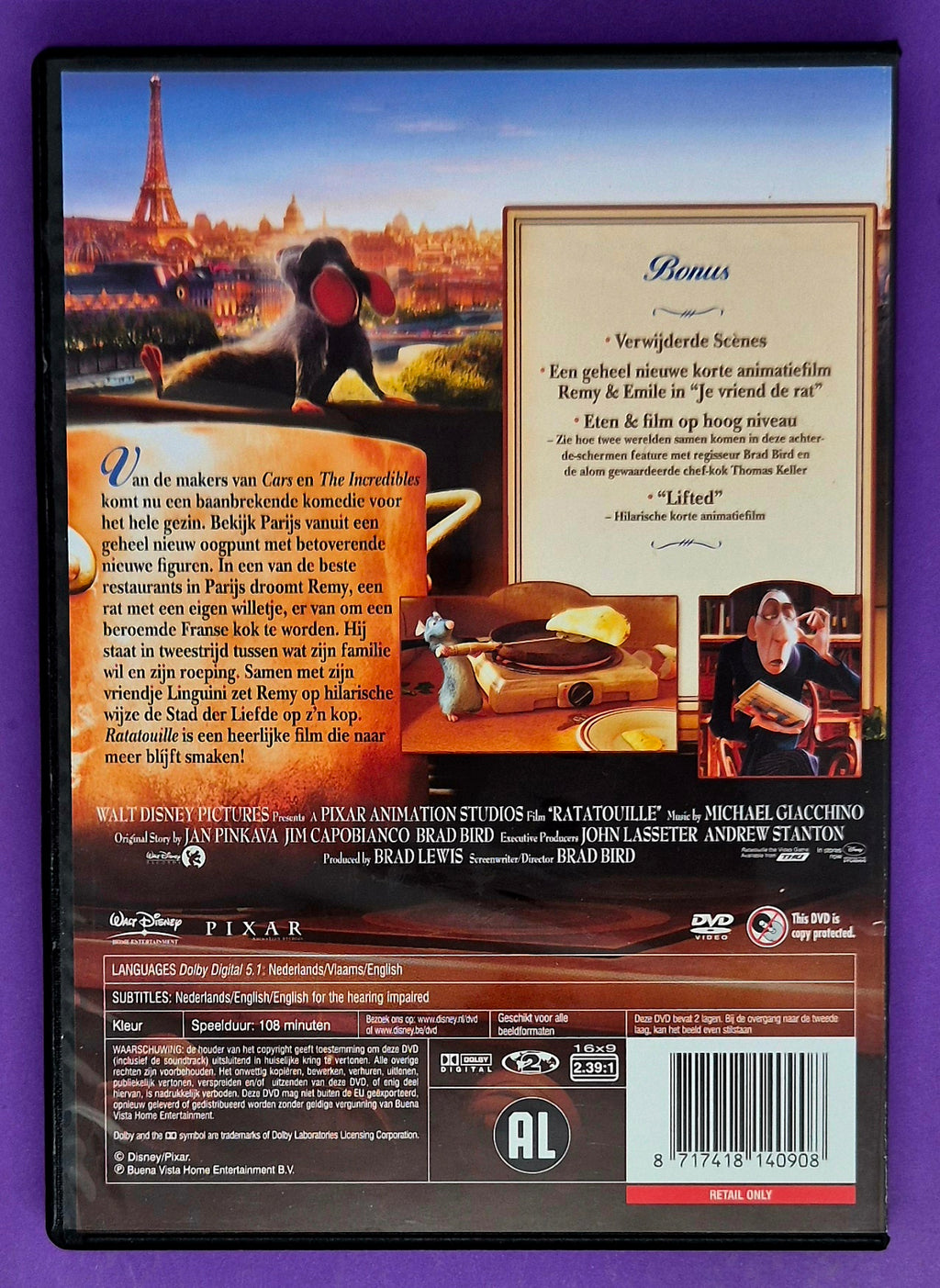 Ratatouille DVD