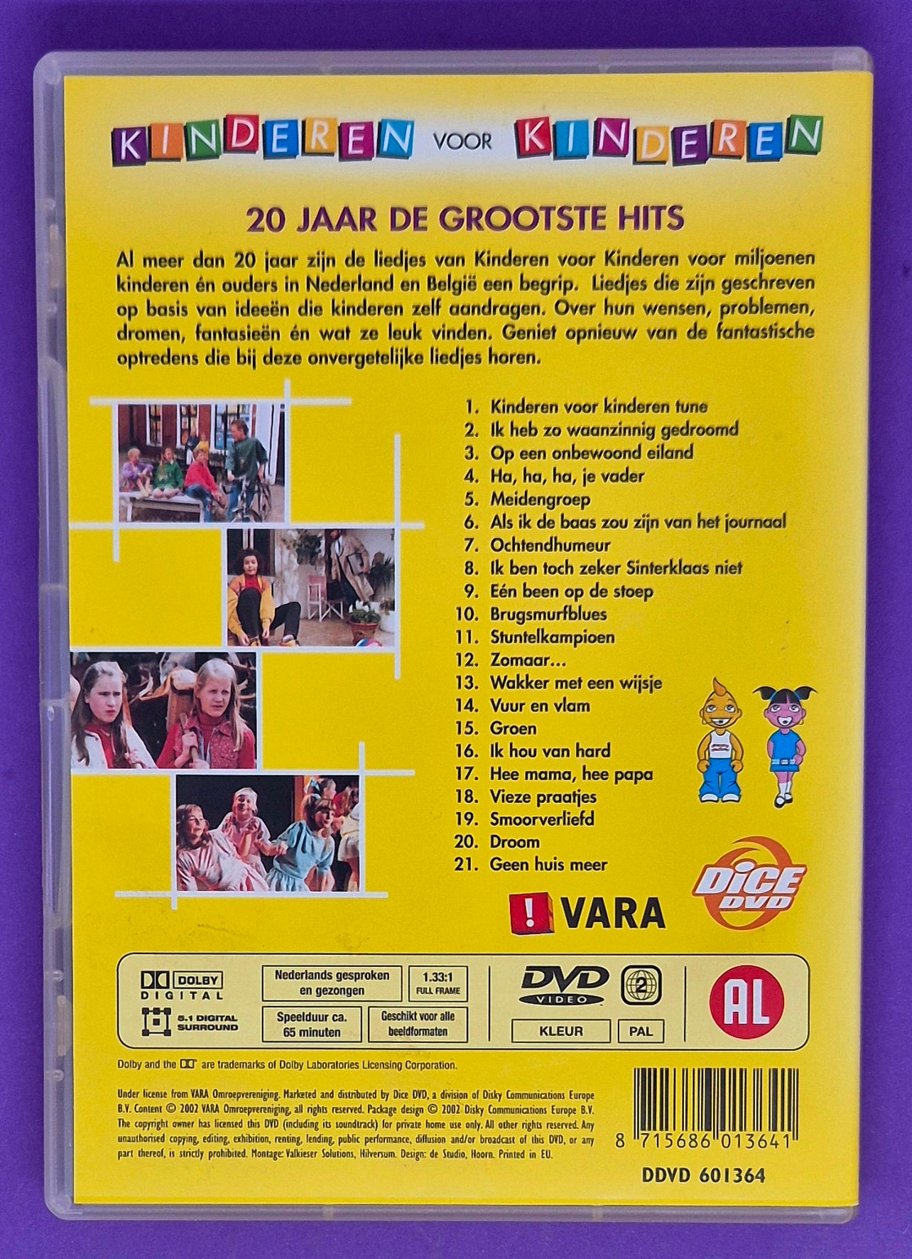 Kinderen Voor Kinderen - 20 Jaar De Grootste Hits DVD